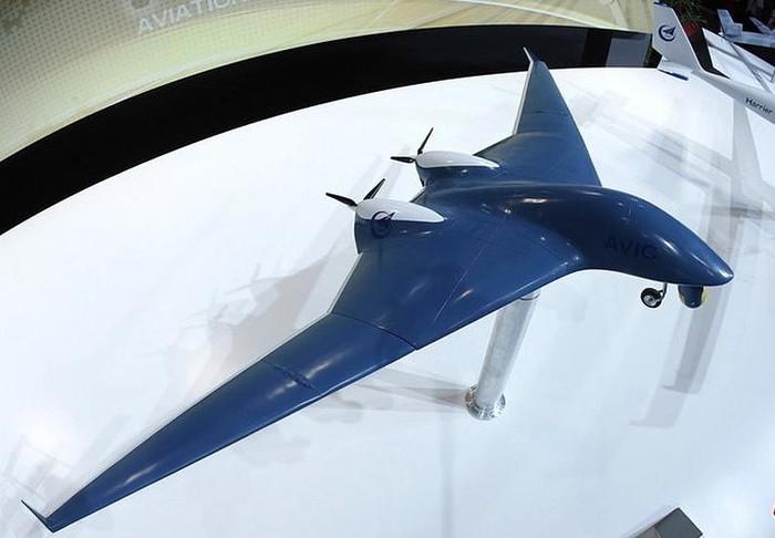 Mô hình máy bay Diều hâu III tại Triển lãm hàng không vũ trụ quốc tế Trung Quốc lần thứ 9.